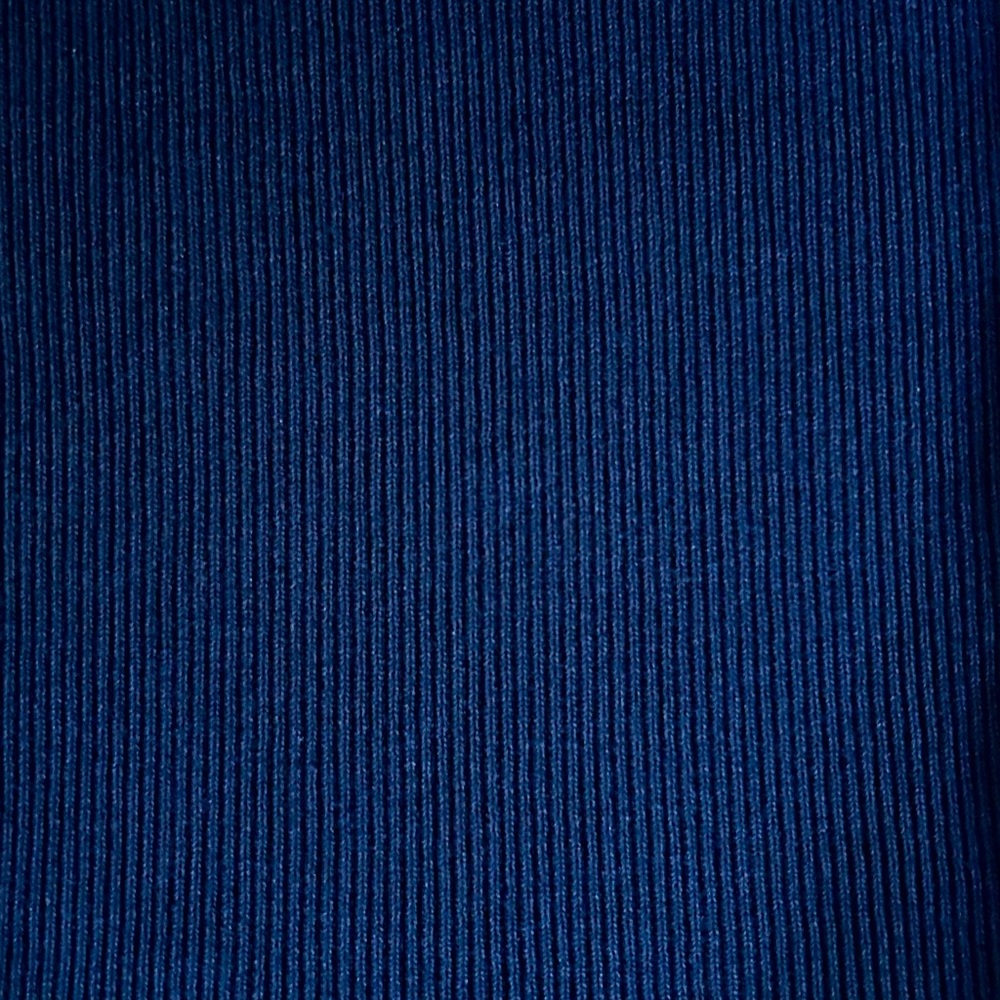 STAUD Deep Blue Ribbed Knit Top - Picture 4 of 4